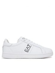 EA7 Emporio Armani Sneakersy 7X000332 AF10848 MZ172 Biały. Białe buty sportowe casual EA7 Emporio Armani, bez wzorów, ze skóry, bez zapięcia. Za 699.99 zł.