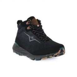 Buty trekkingowe męskie Lomer Spider Midi Mtx. Czarne buty turystyczne LOMER, bez wzorów, z materiału, bez zapięcia, trekkingowe. Za 1,009.99 zł.