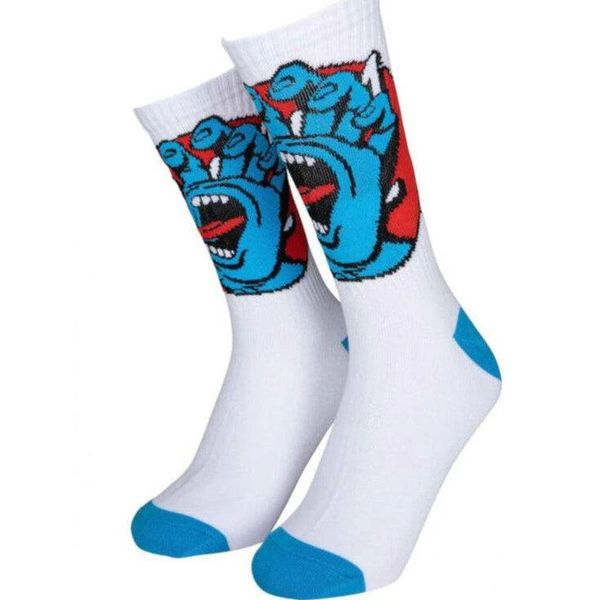 Skarpety Santa Cruz Hand Dot Białe. Białe skarpety Santa Cruz, bez wzorów. Za 80.37 zł.