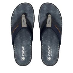 Japonki Rieker. Niebieskie japonki Rieker, bez wzorów. Za 269.99 zł.