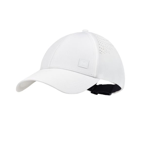 Czapka z daszkiem baseballowa Summit. Białe czapki z daszkiem Buff, na lato, bez wzorów, z elastanu. Za 130.99 zł.