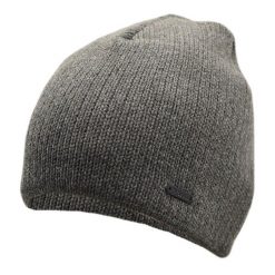 Czapka Jesienno-Zimowa Męska, Ciemna Szara Dziergana, Ciepła, Ocieplana -PAKO JEANS. Szare czapki zimowe Pako Jeans, bez wzorów, dziergany. Za 35.00 zł.