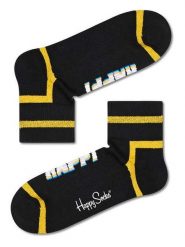 Happy Socks Skarpety w kolorze czarno-żółtym rozmiar: 41-46. Czarne skarpety Happy Socks, bez wzorów, prążkowane. Za 41.98 zł.
