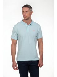 The Time of Bocha Koszulka polo w kolorze błękitnym rozmiar: XL. Niebieskie koszulki polo The Time of Bocha, xl, bez wzorów, z bawełny, bez kołnierzyka, bez ramiączek. Za 86.99 zł.