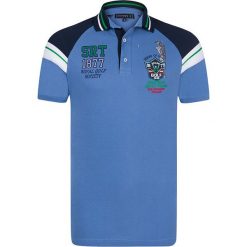 Koszulka polo "Sweet" - Regular fit - w kolorze niebieskim. Koszulki polo marki Sir Raymond Taylor, z aplikacjami, z bawełny, polo, z krótkim rękawem. W wyprzedaży za 108.95 zł.