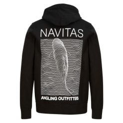 Bluza męska Navitas Joy Hoody. Czarne bluzy NAVITAS, m, bez wzorów, bez kaptura. Za 189.99 zł.