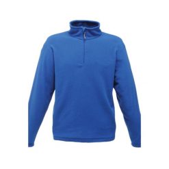 Polar roboczy męski Micro Zip Neck. Niebieskie bluzy z polaru Regatta, m, bez wzorów, z polaru, bez kaptura. W wyprzedaży za 47.99 zł.