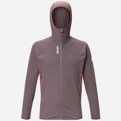 Kurtka softshell alpinistyczna męska MILLET Kamet Xcs Light Hoodie M. Szare kurtki Millet, na zimę, l, bez wzorów, z elastanu, z kapturem. Za 699.00 zł.