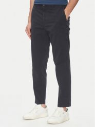 BOSS Chinosy 50536722 Granatowy Tapered Fit. Niebieskie eleganckie spodnie Boss, m, z bawełny. Za 479.99 zł.