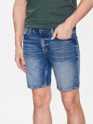 Guess Szorty jeansowe Rodeo M3GD27 D4T9G Granatowy Regular Fit. Niebieskie szorty Guess, m, z aplikacjami, z bawełny. Za 479.99 zł.
