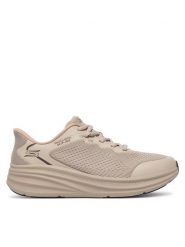 Skechers Sneakersy Bobs Skillz 118431 Beżowy jasny. Brązowe buty sportowe casual Skechers, bez wzorów, z materiału, bez zapięcia. Za 359.99 zł.
