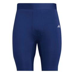 Podspodenki męskie adidas Techfit Tight. Niebieskie odzież kompresyjna Adidas, m, bez wzorów, z elastanu, techfit (adidas). Za 90.99 zł.