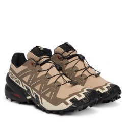 Buty do biegania Salomon. Brązowe buty do biegania Salomon, bez wzorów, bez zapięcia, do biegania, salomon speedcross. Za 639.99 zł.