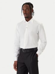 HUGO Koszula Valerio 50554768 Biały Modern Fit. Białe koszule Hugo, m, bez wzorów, z bawełny, bez kołnierzyka, bez ramiączek. Za 549.99 zł.