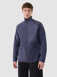 4F Bluza rozpinana bez kaptura męska - szara L. Szare bluzy 4F, l, bez wzorów, z bawełny, bez kaptura. W wyprzedaży za 189.99 zł.