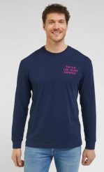 LEE RELAXED LONGSLEEVE TEE MĘSKA KOSZULKA Z DŁUGIM RĘKAWEM EMPEROR 112341754 LL94015537. Bluzki z długim rękawem Lee, m, bez wzorów, bez kołnierzyka, bez ramiączek. Za 129.99 zł.