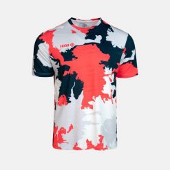 FLORENCIA M oddychająca, lekka i szybkoschnąca techniczna koszulka sportowa. Czarne t-shirty sportowe Izas, bez wzorów, z materiału, bez ramiączek, na fitness i siłownię. Za 226.04 zł.