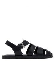 KARL LAGERFELD Klapki Kastor III KL70223 Czarny. Czarne klapki KARL LAGERFELD, ze skóry. Za 479.99 zł.