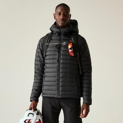 Męska pikowana kurtka Air Lite. Czarne kurtki Dare 2B, m, bez wzorów, z poliesteru, bez kaptura. Za 649.99 zł.