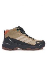Adidas Trekkingi Terrex Skychaser AX5 Mid GORE-TEX JH7804 Brązowy. Brązowe trekkingi Adidas, bez wzorów, z gore-texu, bez zapięcia. Za 599.99 zł.
