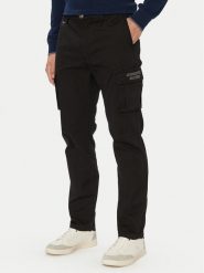Aeronautica Militare Spodnie cargo 262PA1329UCT02443 Czarny Regular Fit. Czarne spodnie materiałowe Aeronautica Militare, m, bez wzorów, z bawełny. Za 714.99 zł.