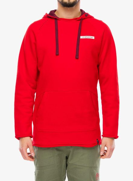 Bluza La Sportiva Telendos Hoody. Czerwone bluzy z kapturem La Sportiva, l, bez wzorów, z bawełny, z kapturem. Za 296.99 zł.