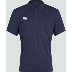 Polo Canterbury Club Dry. Niebieskie koszulki polo sportowe CANTERBURY, m, bez wzorów, bez kołnierzyka, bez ramiączek. Za 233.00 zł.