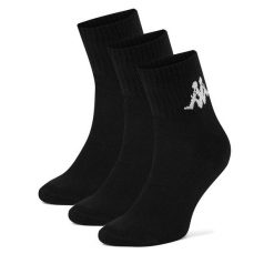 Skarpety Kappa. Czarne skarpety Kappa, bez wzorów. Za 29.99 zł.