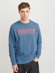 Jack & Jones Bluza w kolorze niebieskim rozmiar: L. Niebieskie bluzy Jack & Jones, l, bez wzorów, bez kaptura. Za 88.43 zł.