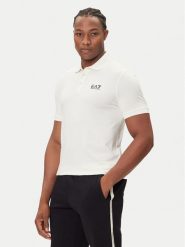 EA7 Emporio Armani Polo 8NPF14 PJVQZ U1105 Beżowy Regular Fit. Brązowe koszulki polo sportowe EA7 Emporio Armani, m, bez wzorów, z bawełny, bez kołnierzyka, bez ramiączek. Za 249.99 zł.