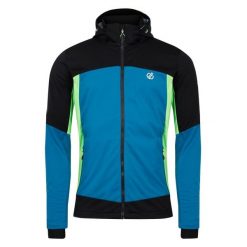 Kurtka turystyczna softshell Dare 2B Mountaineer. Czarne kurtki Dare 2B, bez wzorów, z softshellu, bez kaptura. Za 169.99 zł.