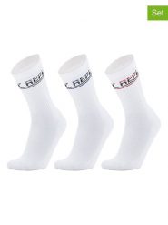 Replay Underwear Skarpety (3 pary) w kolorze białym rozmiar: 39-42. Białe skarpety Replay Underwear, bez wzorów, prążkowane. Za 26.99 zł.