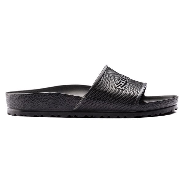 Klapki męskie Birkenstock Barbados. Czarne klapki Birkenstock, z materiału. Za 288.00 zł.