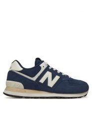 New Balance Sneakersy U574BCE Niebieski. Niebieskie buty sportowe casual New Balance, bez wzorów, ze skóry, bez zapięcia. Za 399.99 zł.