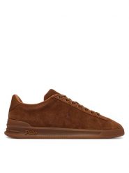 Polo Ralph Lauren Sneakersy Heritage Court III 809P15744003 Brązowy jasny. Brązowe buty sportowe casual Polo Ralph Lauren, bez wzorów, ze skóry, bez zapięcia. Za 599.99 zł.