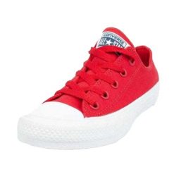 Trampki Unisex Dla Dorosłych CT II. Czerwone trampki Converse, bez wzorów, bez zapięcia. Za 227.99 zł.