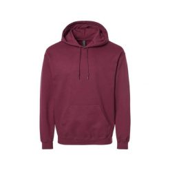 Bluza Z Kapturem Dla Dorosłych Unisex Softstyle Fleece Midweight. Brązowe bluzy GILDAN, m, bez wzorów, z kapturem. Za 97.99 zł.