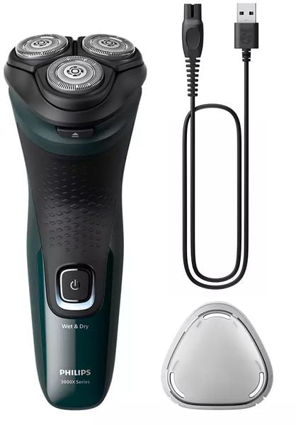 Męska Philips X3002/00 ciemnozielony. Golarki PHILIPS. Za 177.00 zł.
