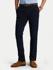 Polo Ralph Lauren Chinosy 710644988002 Granatowy Slim Fit. Niebieskie eleganckie spodnie Polo Ralph Lauren, m, z bawełny. Za 679.99 zł.