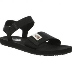 Buty do chodzenia męskie The North Face Skeena. Czarne buty trekkingowe The North Face, bez wzorów, z materiału, bez zapięcia, trekkingowe. Za 282.00 zł.
