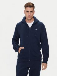 Tommy Jeans Bluza Flag DM0DM20498 Granatowy Regular Fit. Niebieskie bluzy Tommy Jeans, m, bez wzorów, z bawełny, bez kaptura. Za 279.99 zł.