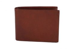 Portfel skórzany BARBERINI'S brązowy 8051-6. Brązowe portfele Barberinis, bez wzorów, ze skóry. Za 149.99 zł.
