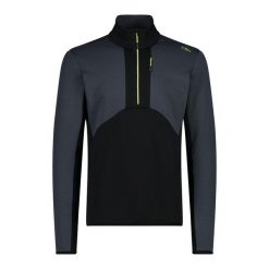 Golf męski techniczny CMP 34E4097. Czarne golfy CMP, m, bez wzorów, bez ramiączek. Za 306.50 zł.