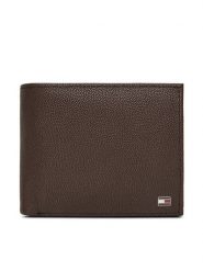 Tommy Hilfiger Duży Portfel Męski Th Flag Cc Flap And Coin AM0AM13520 Brązowy. Brązowe portfele Tommy Hilfiger, bez wzorów, ze skóry. Za 369.99 zł.