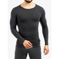 Bluza termoaktywna męska Brubeck Comfort Wool LS. Czarne bielizna termoaktywna Brubeck, m, bez wzorów, bez ramiączek. Za 167.99 zł.