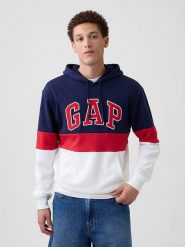 GAP Bluza w kolorze granatowo-czerwono-białym rozmiar: M. Białe bluzy GAP, m, bez wzorów, z kapturem. Za 105.14 zł.