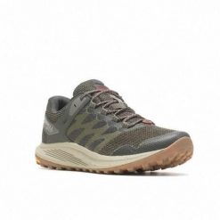 Buty do biegania męskie Merrell Nova 3 Gtx. Szare buty do biegania Merrell, bez wzorów, z materiału, bez zapięcia, do biegania. Za 765.00 zł.