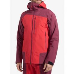 Kurtka z membraną La Sportiva Alpine Guide GTX Perfomance Jacket. Czerwone kurtki La Sportiva, bez wzorów, bez kaptura. Za 2,076.89 zł.