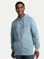 Petrol Industries Bluza M-1040-SWH312 Niebieski Regular Fit. Niebieskie bluzy Petrol Industries, m, bez wzorów, z bawełny, bez kaptura. Za 79.99 zł.