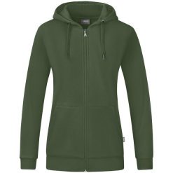 Kurtka Jako Organic. Zielone kurtki JAKO, m, bez wzorów, z bawełny, z kapturem. Za 366.00 zł.
